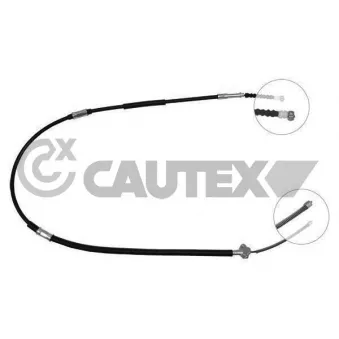CAUTEX 762818 - Tirette à câble, frein de stationnement