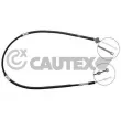 CAUTEX 762819 - Tirette à câble, frein de stationnement