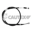 CAUTEX 762821 - Tirette à câble, frein de stationnement