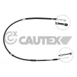 CAUTEX 762822 - Tirette à câble, frein de stationnement