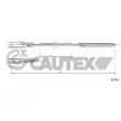 CAUTEX 762919 - Tirette à câble, commande d'embrayage