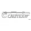 CAUTEX 762926 - Tirette à câble, commande d'embrayage