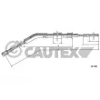 CAUTEX 762987 - Tirette à câble, frein de stationnement