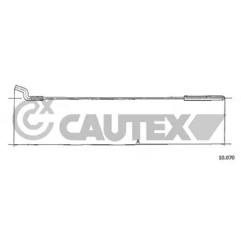 CAUTEX 763070 - Câble d'accélération