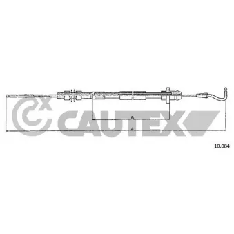 Câble d'accélération CAUTEX 763071