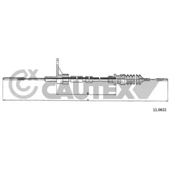 CAUTEX 763098 - Câble d'accélération