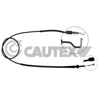CAUTEX 763108 - Câble d'accélération