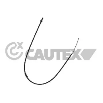 Tirette à câble, frein de stationnement CAUTEX 763177