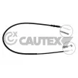 Tirette à câble, frein de stationnement CAUTEX [763182]