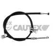 CAUTEX 763185 - Tirette à câble, frein de stationnement