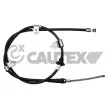 CAUTEX 763201 - Tirette à câble, frein de stationnement