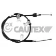 CAUTEX 763223 - Tirette à câble, frein de stationnement