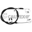 CAUTEX 763225 - Tirette à câble, frein de stationnement