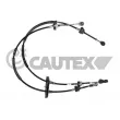 CAUTEX 763269 - Tirette à câble, boîte de vitesse manuelle