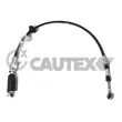 CAUTEX 763271 - Tirette à câble, boîte de vitesse manuelle