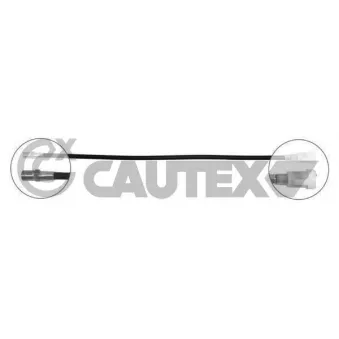 Câble flexible de commande de compteur CAUTEX 763283