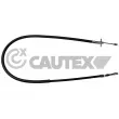 CAUTEX 765733 - Tirette à câble, frein de stationnement