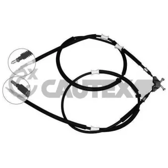 Tirette à câble, frein de stationnement CAUTEX OEM 24465149