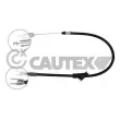 CAUTEX 765758 - Tirette à câble, frein de stationnement