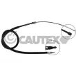 CAUTEX 765761 - Tirette à câble, frein de stationnement
