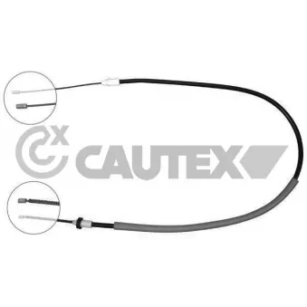 Tirette à câble, frein de stationnement CAUTEX OEM 8200087982