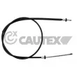 CAUTEX 765766 - Tirette à câble, frein de stationnement