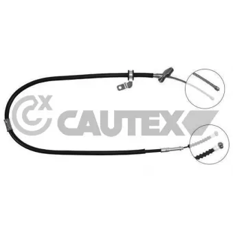 Tirette à câble, frein de stationnement CAUTEX OEM 4643042010