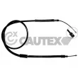 CAUTEX 765827 - Tirette à câble, frein de stationnement
