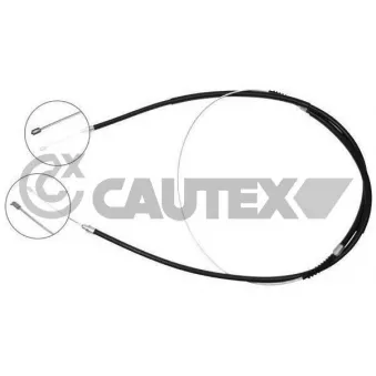 Tirette à câble, frein de stationnement CAUTEX OEM 1329844080