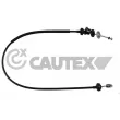 Tirette à câble, commande d'embrayage CAUTEX [765843]