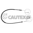 CAUTEX 765849 - Tirette à câble, frein de stationnement