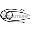 CAUTEX 765857 - Tirette à câble, frein de stationnement
