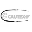 CAUTEX 765875 - Tirette à câble, frein de stationnement