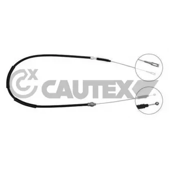 Tirette à câble, frein de stationnement CAUTEX OEM 443609721A
