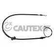 CAUTEX 765981 - Tirette à câble, frein de stationnement