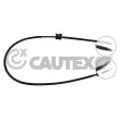 CAUTEX 766004 - Tirette à câble, frein de stationnement