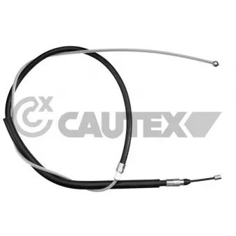 Tirette à câble, frein de stationnement CAUTEX 766069