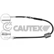 Tirette à câble, commande d'embrayage CAUTEX [766102]