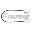 CAUTEX 766164 - Tirette à câble, frein de stationnement