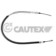 CAUTEX 766181 - Tirette à câble, frein de stationnement