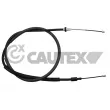 CAUTEX 766186 - Tirette à câble, frein de stationnement