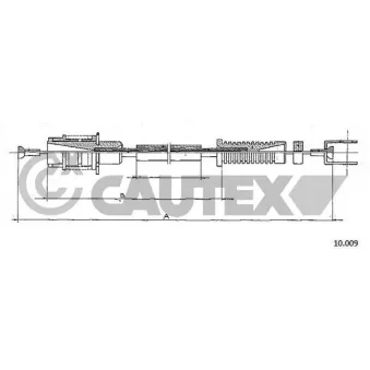CAUTEX 766188 - Câble d'accélération