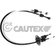 CAUTEX 766213 - Tirette à câble, boîte de vitesse manuelle