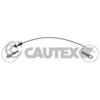 Tirette à câble, frein de stationnement CAUTEX 766223