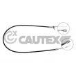 CAUTEX 766230 - Tirette à câble, frein de stationnement