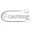 CAUTEX 766231 - Tirette à câble, frein de stationnement