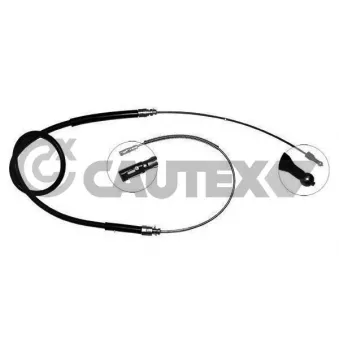 Tirette à câble, frein de stationnement CAUTEX OEM 6014201185