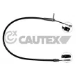 CAUTEX 766246 - Tirette à câble, frein de stationnement