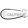 CAUTEX 766252 - Tirette à câble, frein de stationnement