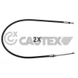 CAUTEX 766305 - Tirette à câble, frein de stationnement